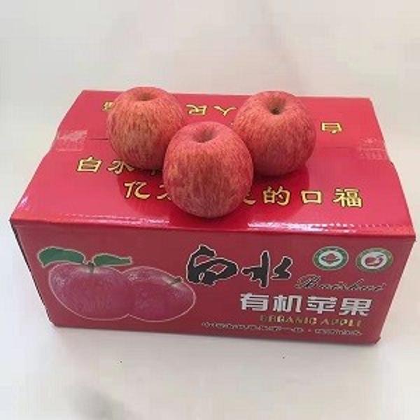 陜西白水有機蘋果6-7公斤普通裝，快遞包郵到家